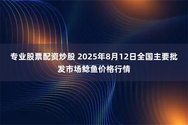 专业股票配资炒股 2025年8月12日全国主要批发市场鲶鱼价格行情
